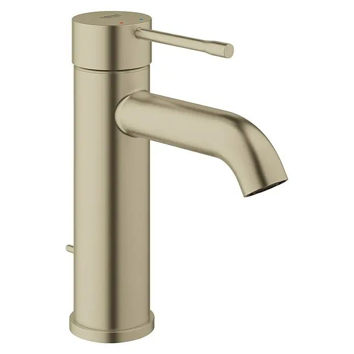 Grohe Essence New Waschtischarmatur S-Size - Mit Zugstange, Nickel - Rechte Seitenansicht