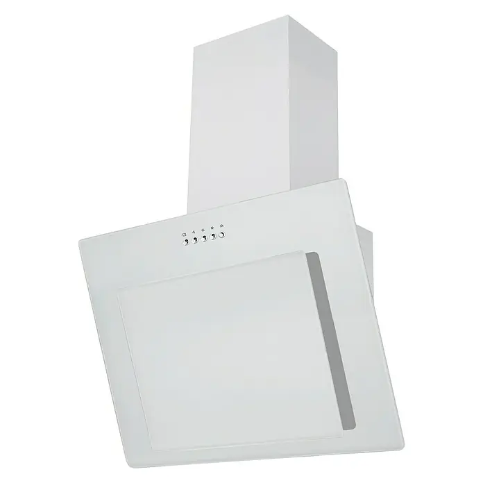 Respekta Schräghaube CH 21060 WB - Breite: 59,5 cm, Max. Luftleistung: 339,2 m³/h im Normalbetrieb, Weiß
