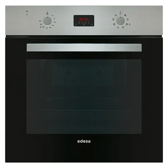 Edesa Horno empotrado EOE-6040 X - Número de tipos de calentamiento: 6 ud., Volumen horno: 70 l