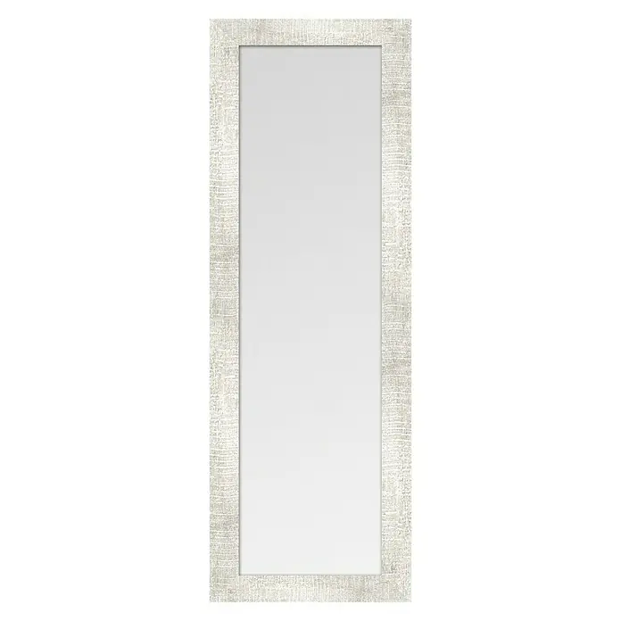 Espejo de pared Stone - 38 x 140 cm, Blanco