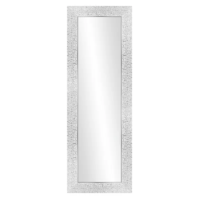 Espejo de pared Milán - 53,5 x 155,5 cm, Blanco/gris