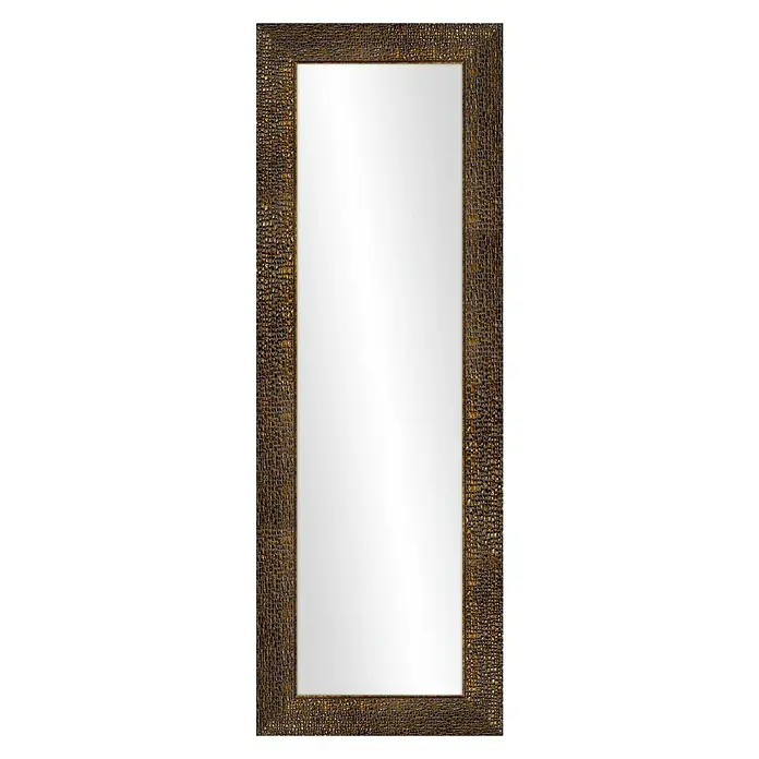 Espejo de pared Milán - 53,5 x 155,5 cm, Marrón/Oro