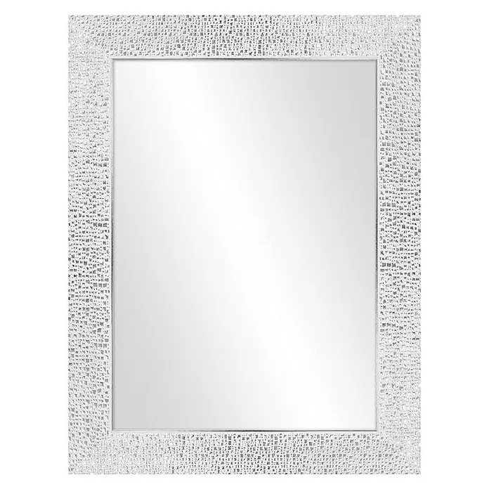 Espejo de pared Milán - 65,5 x 85,5 cm, Blanco/gris