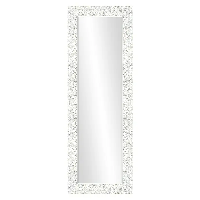 Espejo de pared Milán - 53,5 x 155,5 cm, Blanco/Dorado