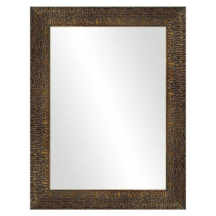 Espejo de pared Milán marrón/oro - 65,5 x 85,5 cm
