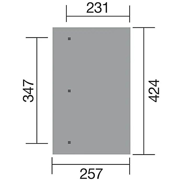 Weka Terrassenüberdachung Salsa - 8,02 m², Kiefer