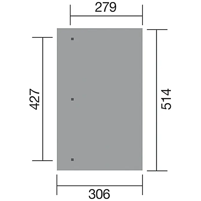 Weka Terrassenüberdachung Salsa - 11,91 m², Kiefer