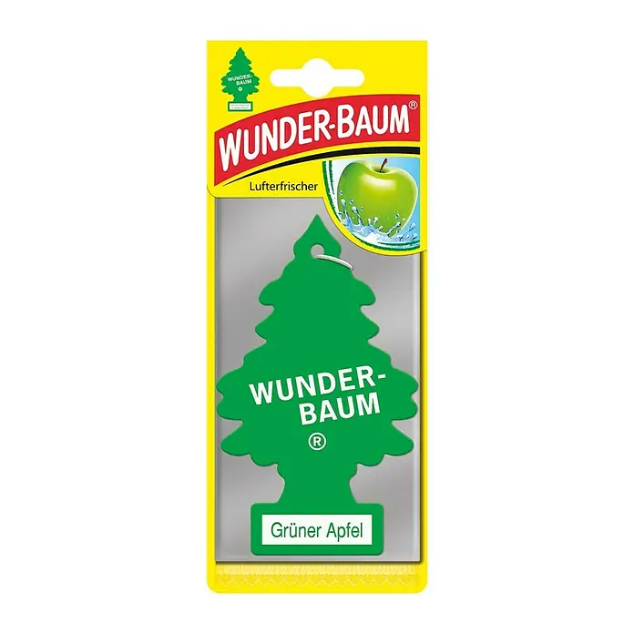 Wunderbaum Osvježivač zraka - Jabuka - Pogled sprijeda