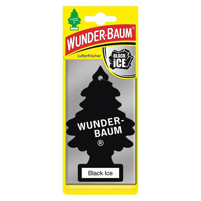 Wunderbaum Osvježivač zraka - Black Ice - Pogled sprijeda