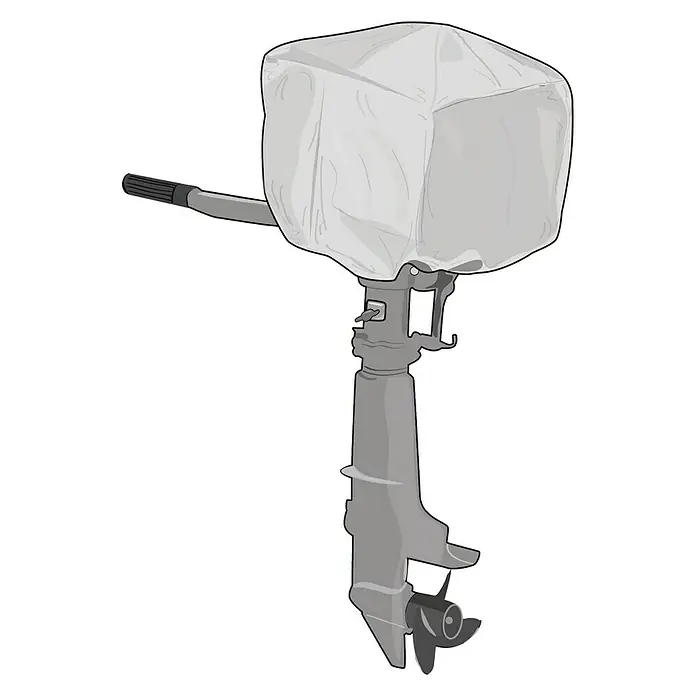 Talamex Zaštitna navlaka za vanbrodski motor XS - Namijenjeno za: Motore 1,5 – 11 kW, 48 x 27 x 33 cm - Pogled s desne strane