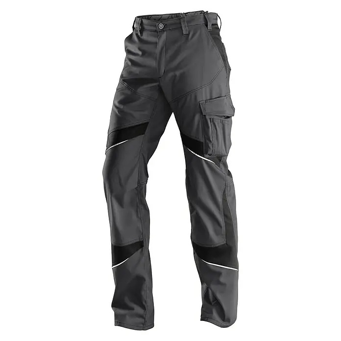 Kübler Activiq Damen-Arbeitshose - 52, Anthrazit/Schwarz - Vorderansicht