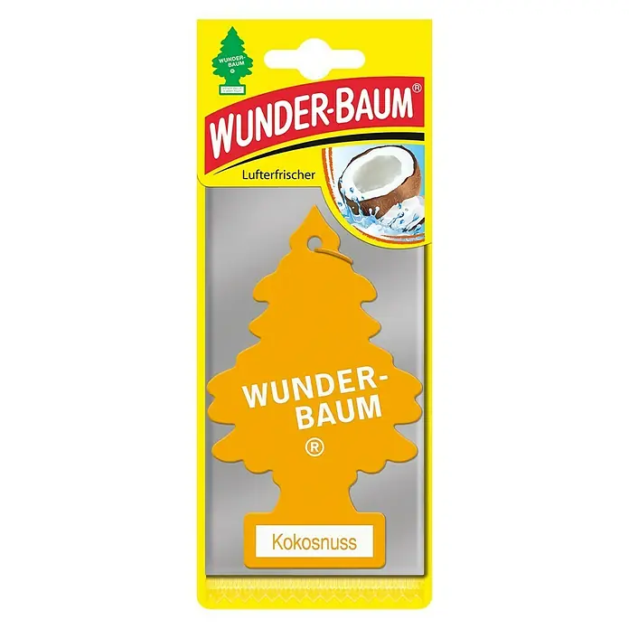Wunderbaum Osvježivač zraka - Kokos - Pogled sprijeda
