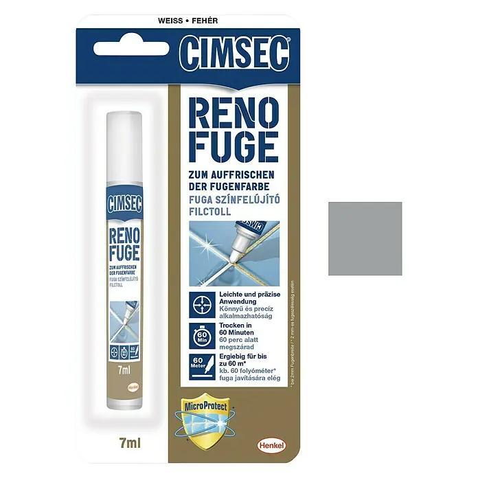 Cimsec Fugenstift Reno Fuge - Grau, 7 ml