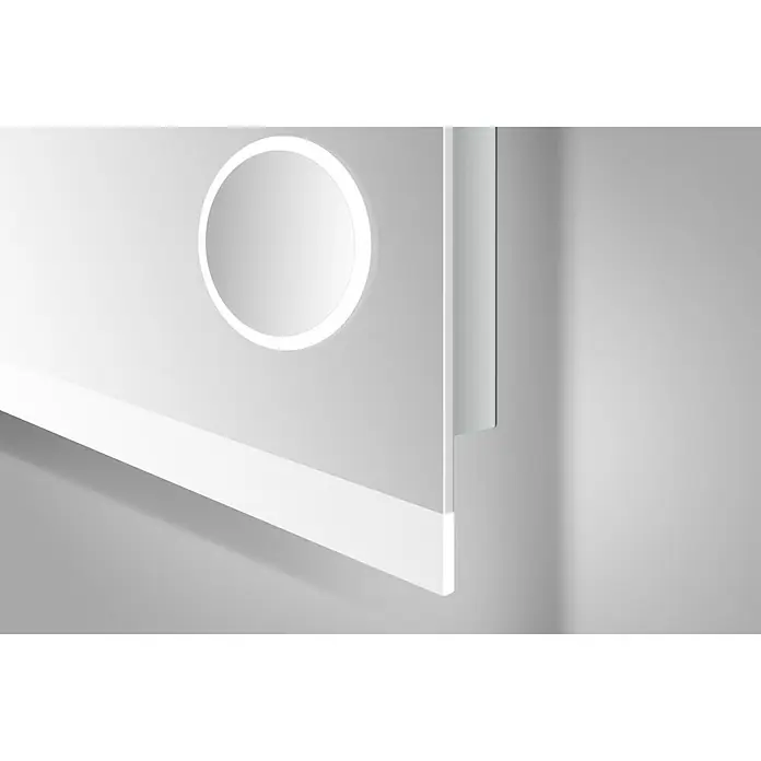 DSK LED-Lichtspiegel Silver Shine 2.0 - 120 x 70 cm, Berührungssensor - Detailaufnahme