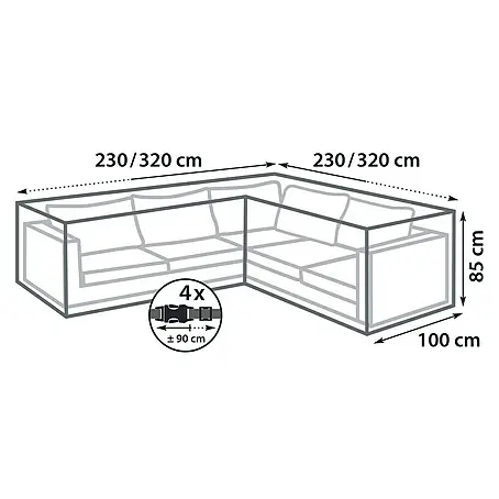 Sunfun  Lounge-Set Schutzhülle