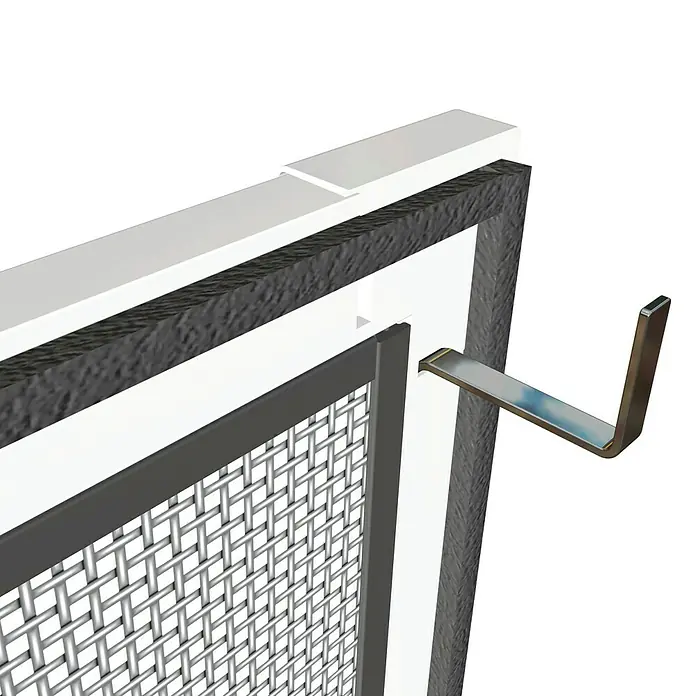 Windhager Insektenschutzfenster Mosquito Stop - B x H: 100 x 120 cm, Weiß, Frontmontage