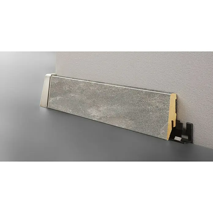 LOGOCLIC Podna kutna lajsna - 2,6 m x 18 mm x 58 mm, Ravni oblik - Detaljan prikaz