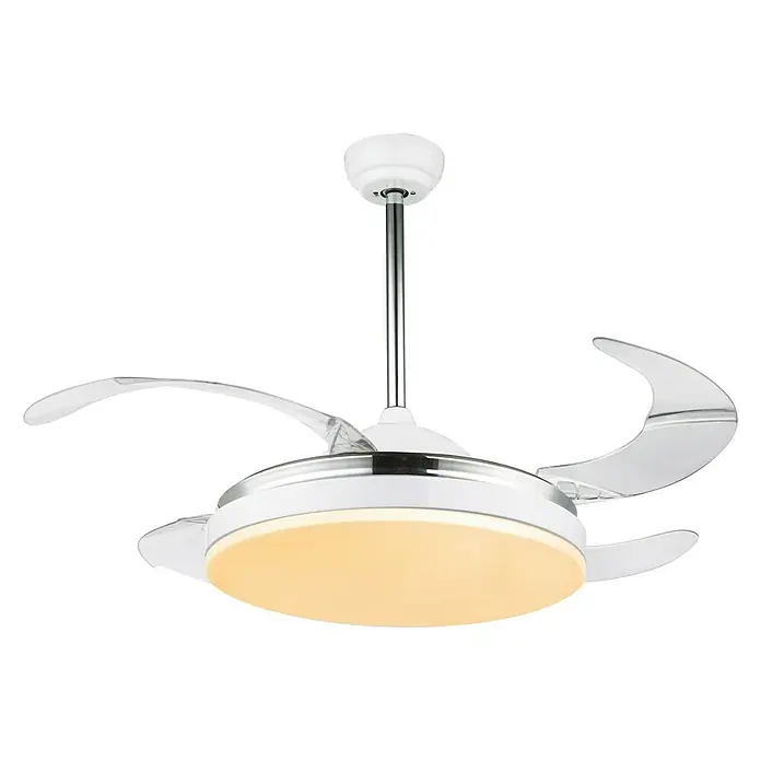 Globo Ventilador de techo Cabrera - Blanco, Ø x Al: 100 x 62,5 cm