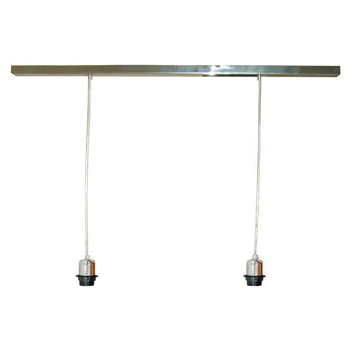 Idp Lampshades Regleta - L x An x Al: 78 x 2 x 50 cm, Níquel