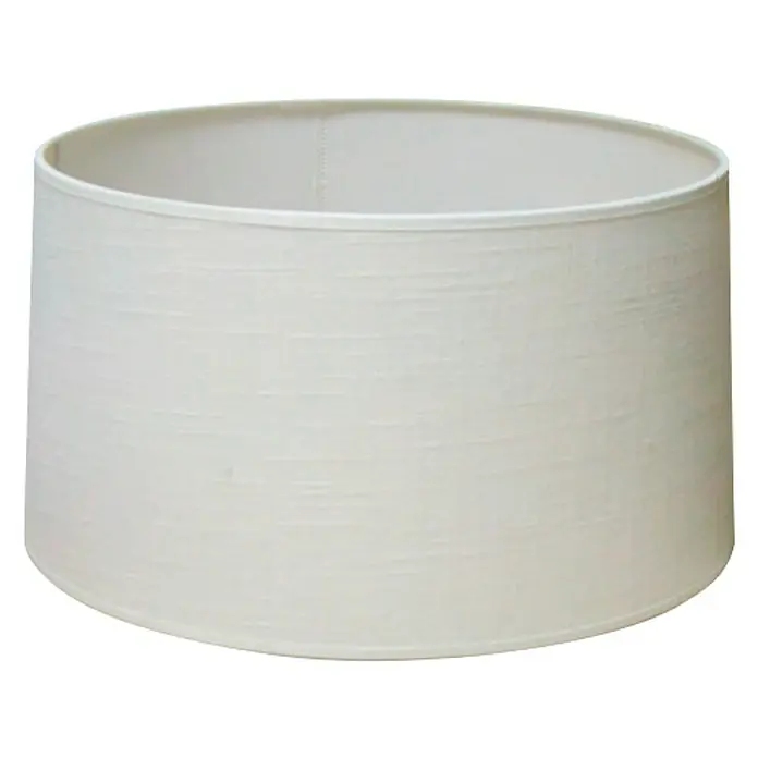 Idp Lampshades Pantalla de lámpara Tubo - Ø x Al: 20 x 15 cm, Crudo, E27