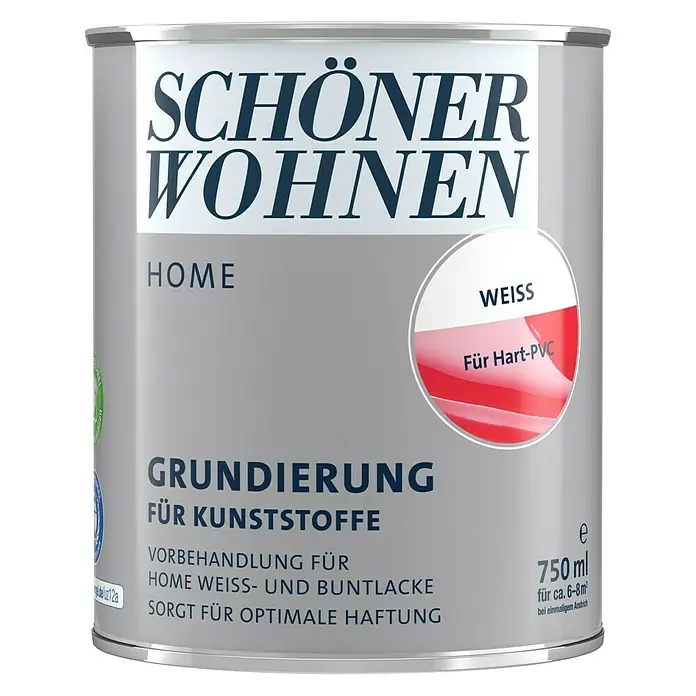 SCHÖNER WOHNEN-Farbe Home Universalgrundierung - Reinweiß, 750 ml, Seidenmatt - Vorderansicht