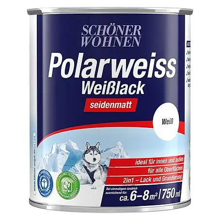 SCHÖNER WOHNEN-Farbe  Weißlack Polarweiß