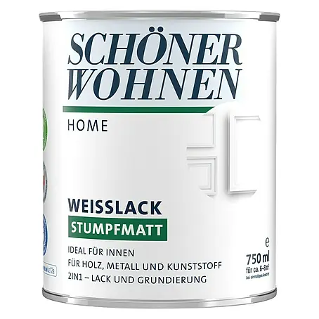 SCHÖNER WOHNEN-Farbe Home Weißlack