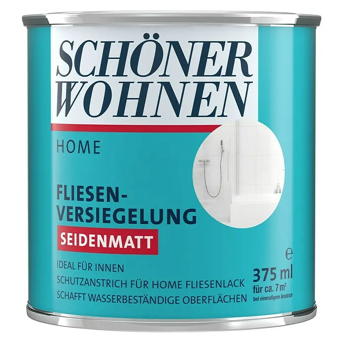 SCHÖNER WOHNEN-Farbe Home Akrilna izolacija za pločice - Bezbojno, 375 ml, Svilenkasti mat - Pogled sprijeda