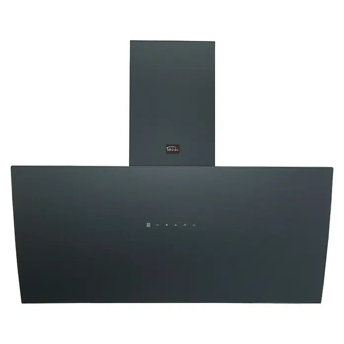 Tossi Campana decorativa Nubia 90 - Ancho: 90 cm, Potencia de aire máx.: 583,6 m³/h, Negro