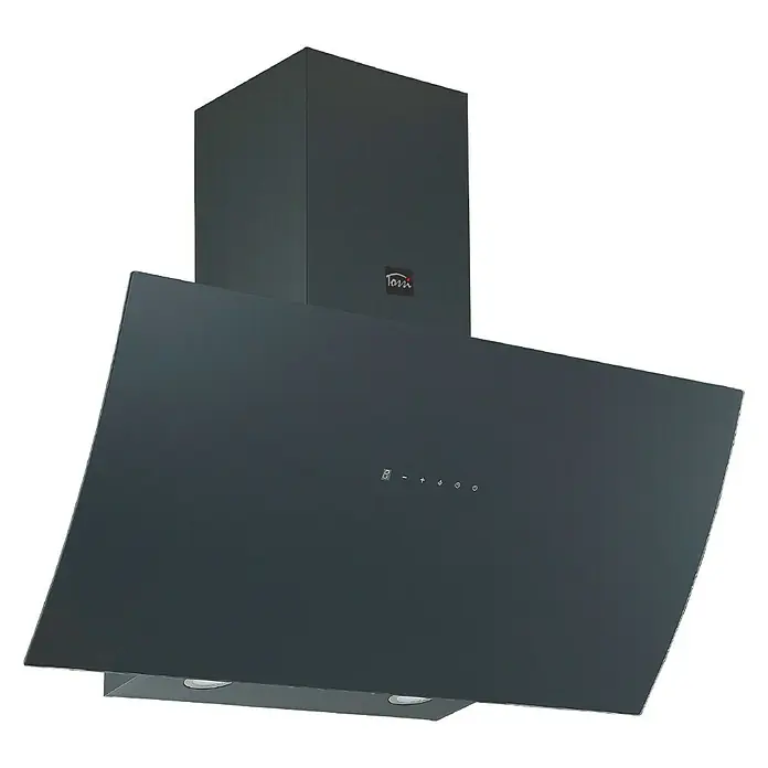 Tossi Campana decorativa Nubia 90 - Ancho: 90 cm, Potencia de aire máx.: 583,6 m³/h, Negro