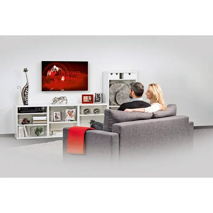 Soporte para televisor Fijo - Norma VESA 600 x 400, Capacidad de carga: 35 kg/balda