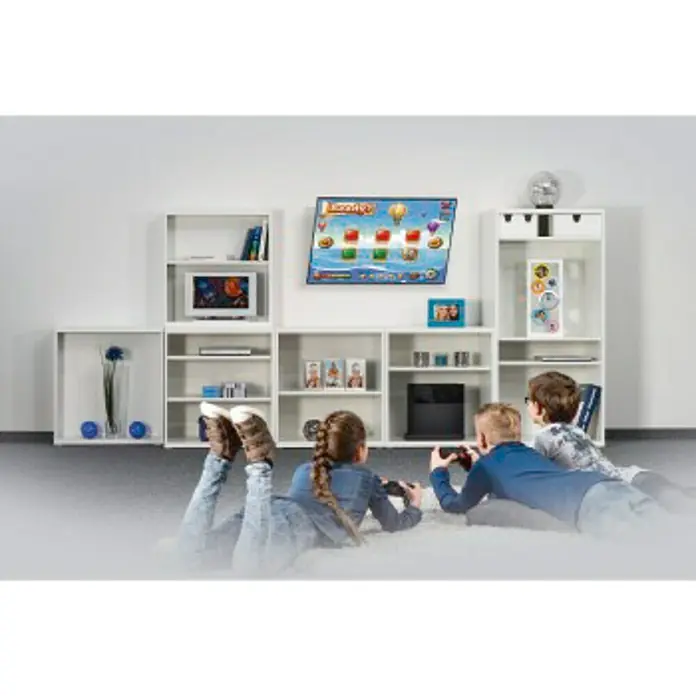 Soporte para televisor Inclinable - Norma VESA 400 x 400, Capacidad de carga: 25 kg/balda