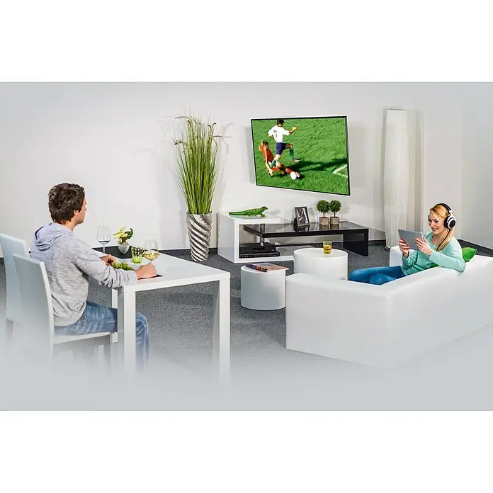 Soporte para televisor Giratorio - Norma VESA 200 x 200, Capacidad de carga: 30 kg/balda