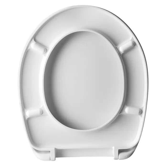 WC-Sitz Reef - Ohne Absenkautomatik, Duroplast, Weiß - Ansicht von unten