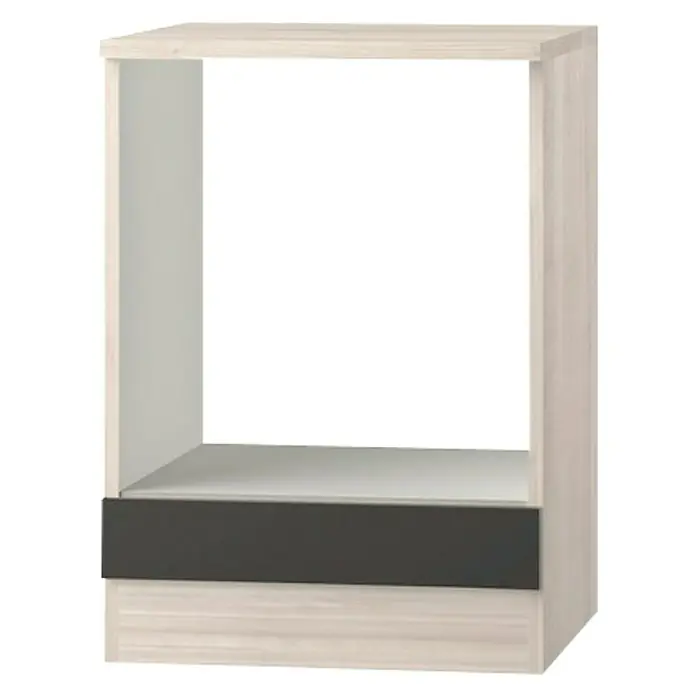 Optifit Herd-Umbauschrank Faro U634-9 - 60 x 60 x 84,8 cm, Dekor Front: Anthrazit