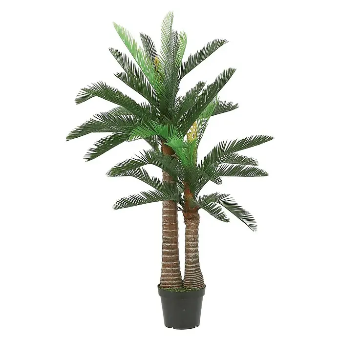 Planta artificial Cycas - 150 cm, Verde, Plástico