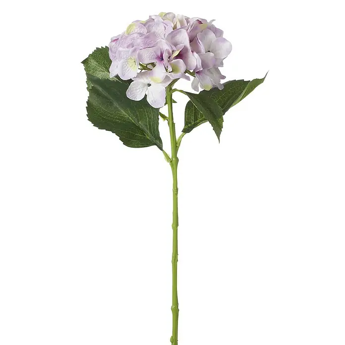 Planta artificial Hortensia - 51 cm, Lila, Plástico