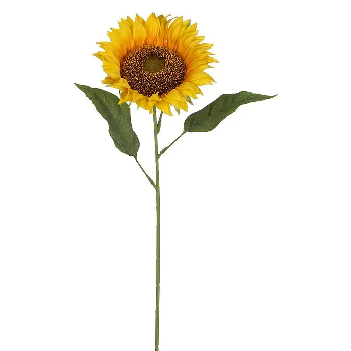 Planta artificial GIrasol - Altura: 70 cm, Amarillo, Plástico