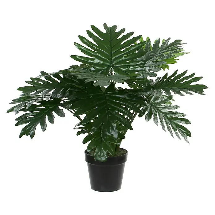 Planta artificial Philoendron - 60 cm, Verde, Plástico