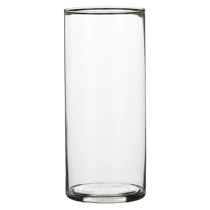 Jarrón de vidrio redondo Carly - Ø x Al: 9 x 9 cm, Transparente