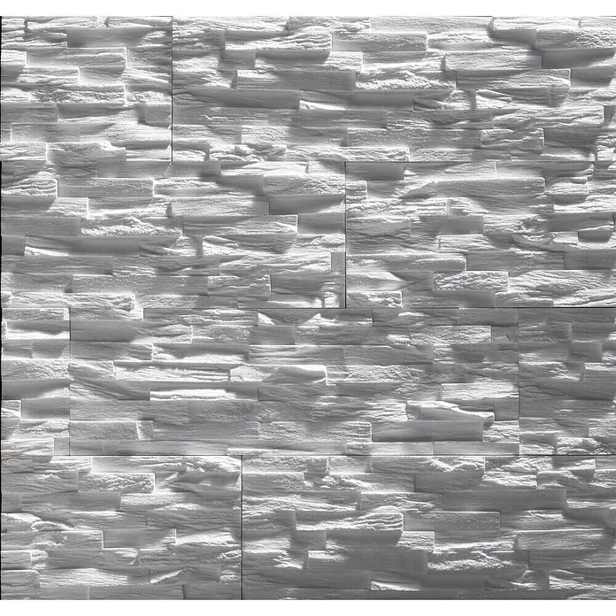 Revestimiento de pared Benevento - 19 x 57 cm, Blanco
