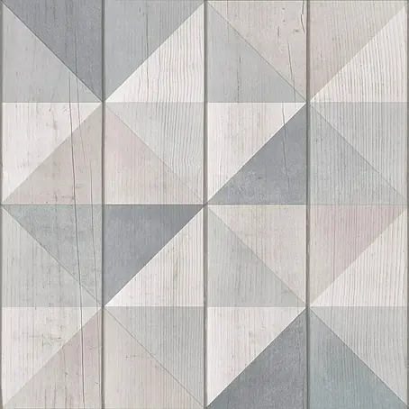 Dutch Wallcoverings  Papel pintado de vellón Geométrico madera