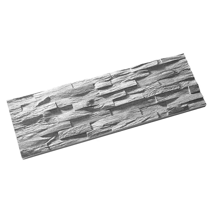 Revestimiento de pared Benevento - 19 x 57 cm, Gris