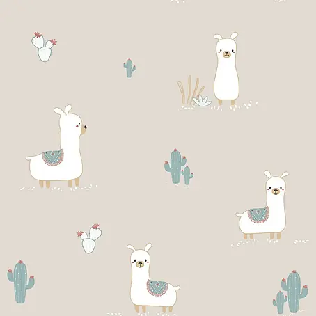 Papel pintado LLama fondo