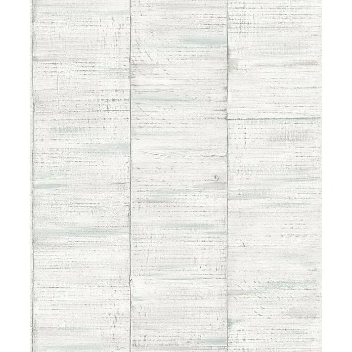 Papel pintado Moderno material - Blanco, 10 x 0,53 m