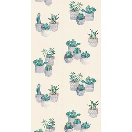 Papel pintado Moderno cactus
