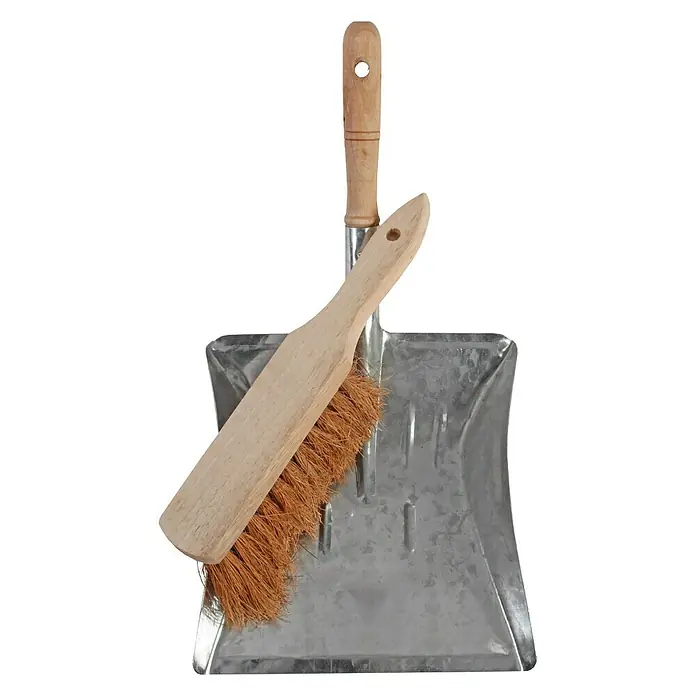Talen Tools Stoffer en blik - 2 -delig, Materiaal borstelharen: Kokos, Metaal
