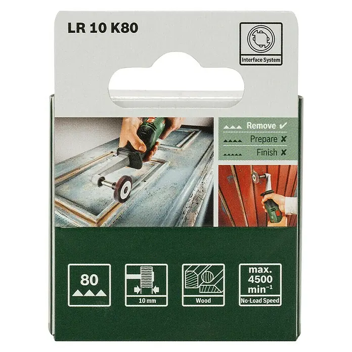 Bosch Lamellenslijper - Korreling: 80, Breedte: 10 mm