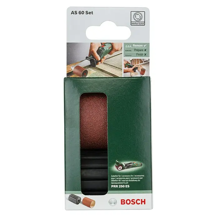 Bosch Aufnahmeschaft & Schleifhülse - Körnung: 80, Breite: 60 mm