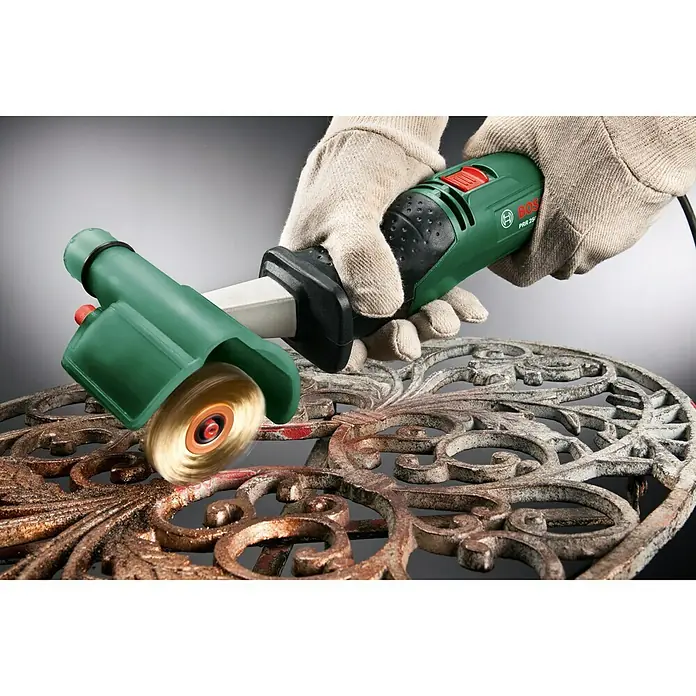 Bosch Bürste - Vermessingt - Anwendungsbeispiel